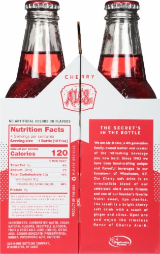 Cherry Ale-8-One Soda Perspective: right