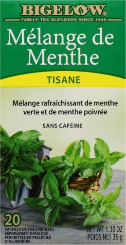 Bigelow® Mint Medley® Herbal Tea Bags Perspective: right