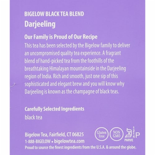 Bigelow Darjeeling Tea 20 tb Perspective: right