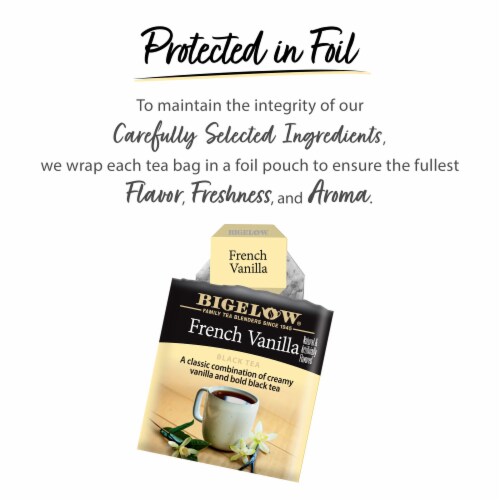 Bigelow French Vanilla Black Tea Bags Perspective: right