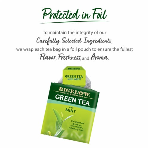 Bigelow® Green Tea with Mint Tea Bags Perspective: right