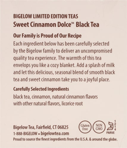 Bigelow® Hot Cinnamon Dolce™ Black Tea Perspective: right