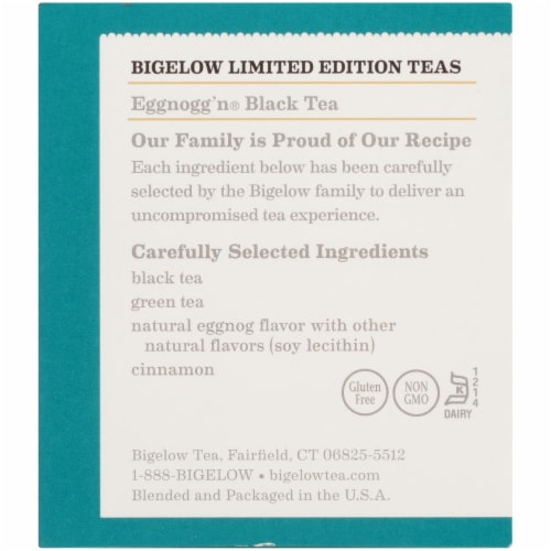 Bigelow Eggnogg'n Winter Black Tea Perspective: right