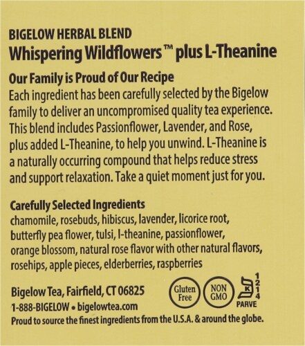 Bigelow® Whispering Wildflowers™ Herbal Tea Perspective: right