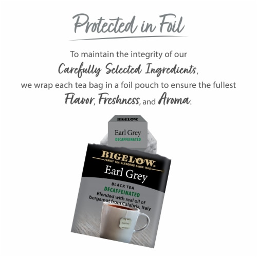 Bigelow® Earl Grey Decaffeinated Black Tea Perspective: right