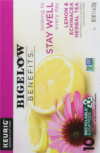 Bigelow Benefits Lemon & Echinacea Herbal Tea K-Cup® Pods Perspective: right