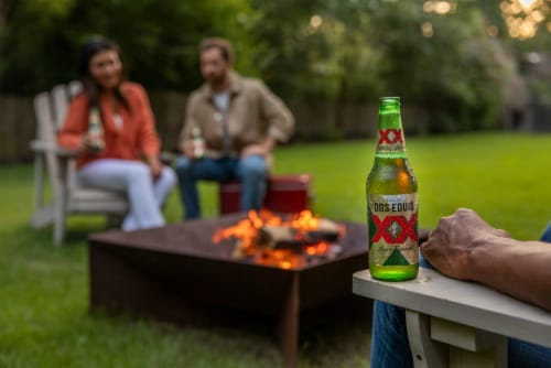 Dos Equis Mexican Lager Beer, 12 Pack, 12 fl oz Bottles Perspective: right