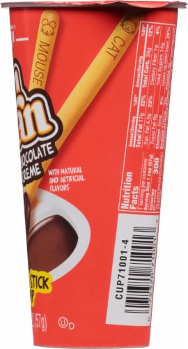 Meiji YanYan Chocolate Creme Cracker Sticks With Dip Perspective: right