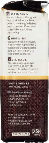 Don Francisco's Coffee Family Reserve® Kona Blend Medium Roast Ground Coffee Perspective: right