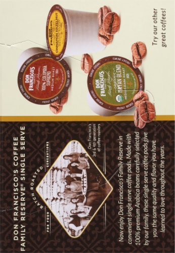 Don Francisco's® Coffee Family Reserve Breakfast Blend Medium-Dark Roast Coffee Pods Perspective: right