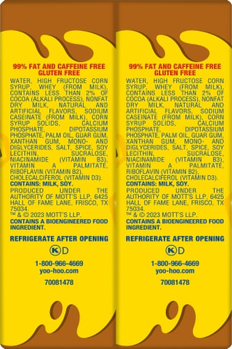 Yoo-hoo® Chocolate Drink Boxes Perspective: right