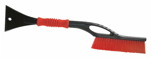 Emsco Group Bigfoot™ Deluxe Snowbrush & Ice Scraper - Orange/Black Perspective: right