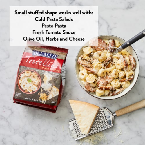 DeLallo® Three Cheese Tortellini Pasta Perspective: right