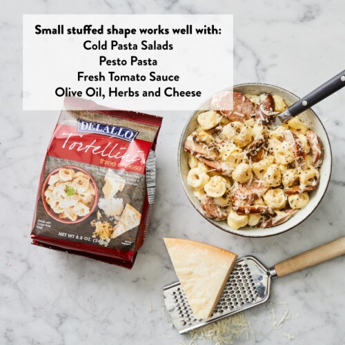 DeLallo® Three Cheese Tortellini Pasta Perspective: right