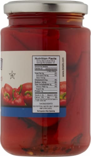 DeLallo® Roasted Red Peppers Perspective: right