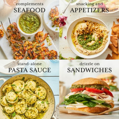 Delallo® Traditional Basil Simply Pesto Sauce Perspective: right