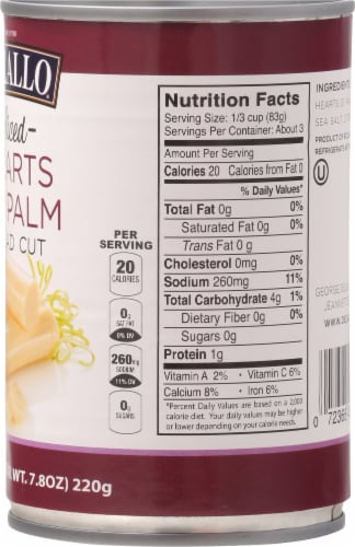 DeLallo® Salad Cut Hearts Of Palm Perspective: right