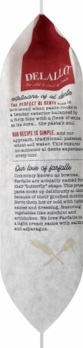 DeLallo® Organic Whole Wheat Farfalle Pasta Perspective: right