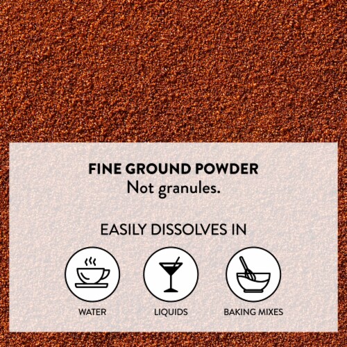 DeLallo® Non-GMO Espresso Instant Coffee Powder Perspective: right