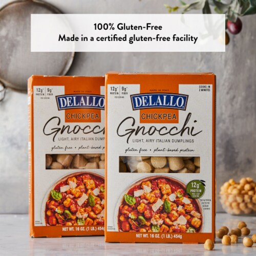 DeLallo® Gluten Free Chickpea Gnocchi Perspective: right