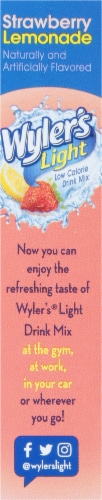 Wyler's Light Strawberry Lemonade Singles to Go Perspective: right