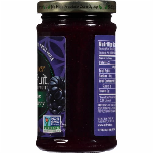 Polaner® All Fruit® Blackberry Fruit Spread Perspective: right