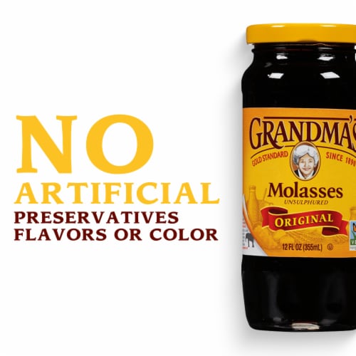 Grandma's Original Molasses, Gluten-Free, Non-GMO Perspective: right