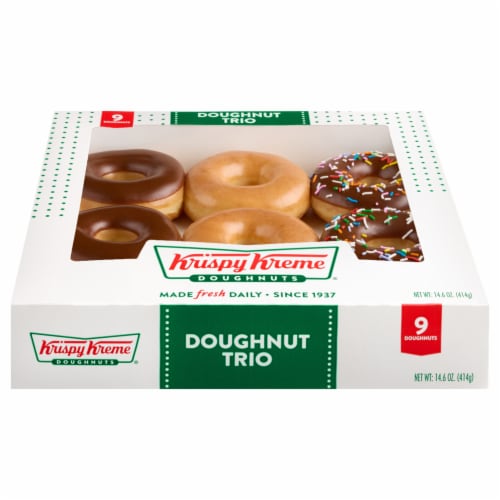 Krispy Kreme® Doughnut Trio Perspective: right
