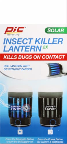 PIC® Solar Insect Killer Lantern Perspective: right