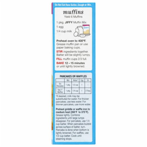 Jiffy® Raspberry Muffin Mix Perspective: right