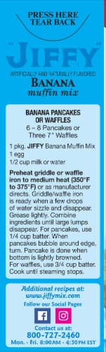 Jiffy® Banana Muffin Mix Perspective: right