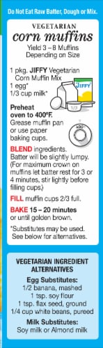 Jiffy Vegetarian Corn Muffin Mix Perspective: right