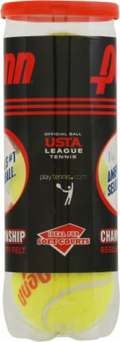 Penn® Championship Extra-Duty Felt Tennis Balls Pack - Yellow Perspective: right