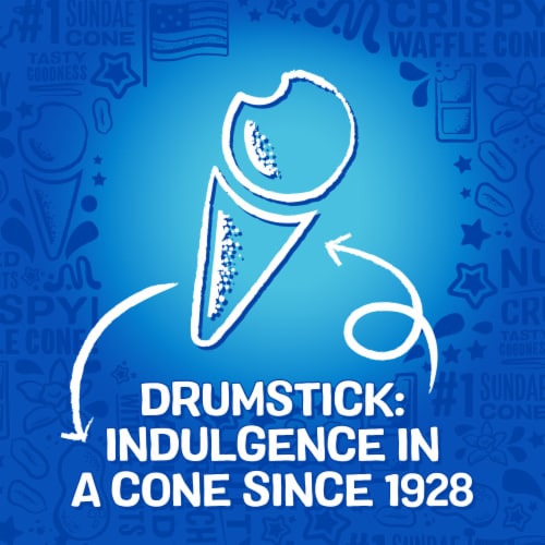 Drumstick® Vanilla Vanilla Fudge Vanilla Caramel Variety Ice Cream ...