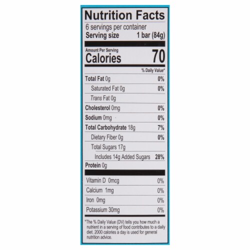 Whole Fruit Mango Fruit Bars 6 - 2.75 fl oz Bars Perspective: right