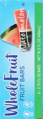 Whole Fruit Watermelon Fruit Bars 6 - 2.75 fl oz Bars Perspective: right