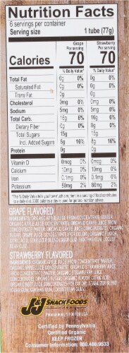 Whole Fruit® Organic Grape & Strawberry Frozen Pops Perspective: right