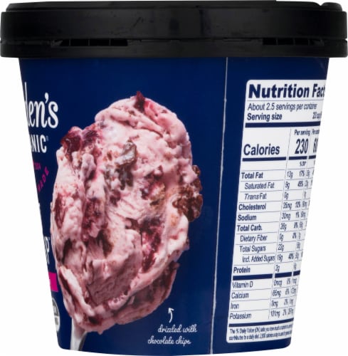 Alden's Organic Midnight Cherry Chip Ice Cream Perspective: right
