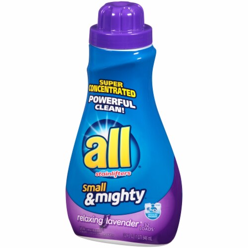 All Small & Mighty Relaxing Lavender Liquid Laundry Detergent Perspective: right