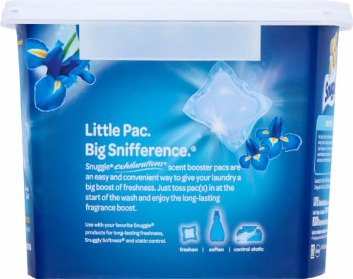 Snuggle® Scent Boosters Blue Iris Bliss Concentrated Scent Pacs Perspective: right