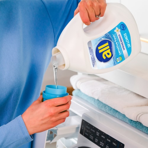 All® Sensitive Fresh™ Spring Breeze Liquid Detergent Perspective: right