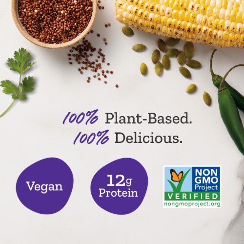 Purple Carrot Sweet Corn Elote Bowl Frozen Meal Perspective: right