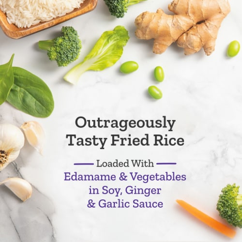 Purple Carrot Plant-Based Loaded Vegetable Fried Rice Frozen Meal Perspective: right