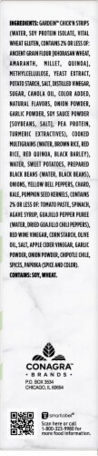 Healthy Choice Gardein Plant-Based Chipotle Chick'n Power Bowl Frozen Meal Perspective: right