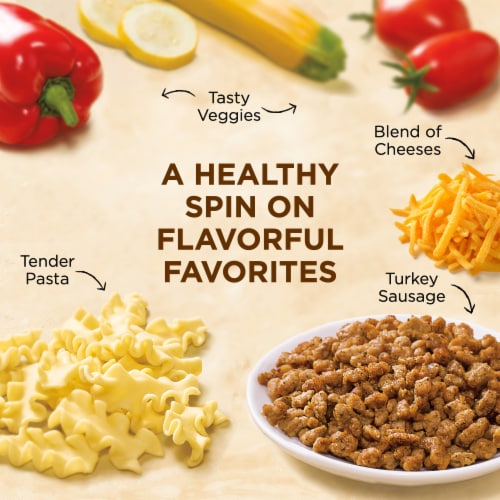Healthy Choice Café Steamers Turkey Sausage Lasagna Bowl Frozen Meal Perspective: right