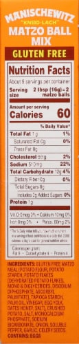 Manischewitz® Gluten Free Matzo Ball Mix Packets Perspective: right