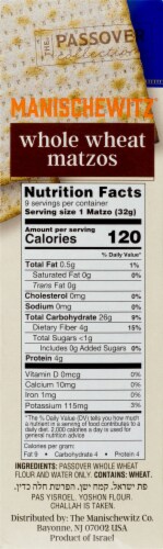 Manischewitz® Whole Wheat Matzos Perspective: right