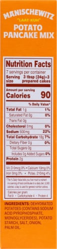 Manischewitz Potato Pancake Mix Perspective: right