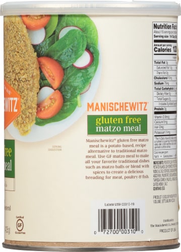 Manischewitz Matzo Meal Gluten Free Perspective: right