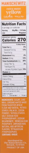 Manischewitz® Extra Moist Yellow Cake Mix with Frosting Perspective: right